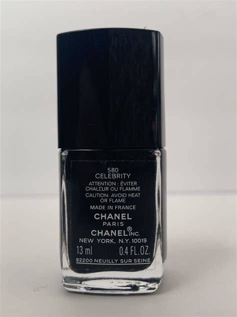 chanel le vernis 580 celebrity|The Best Chanel Polishes To Try, According To Celebrity .